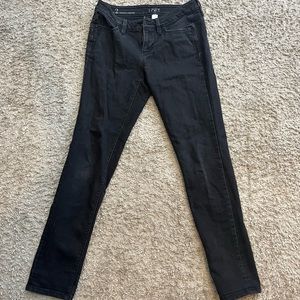 Ann Taylor Loft black modern skinny jeans